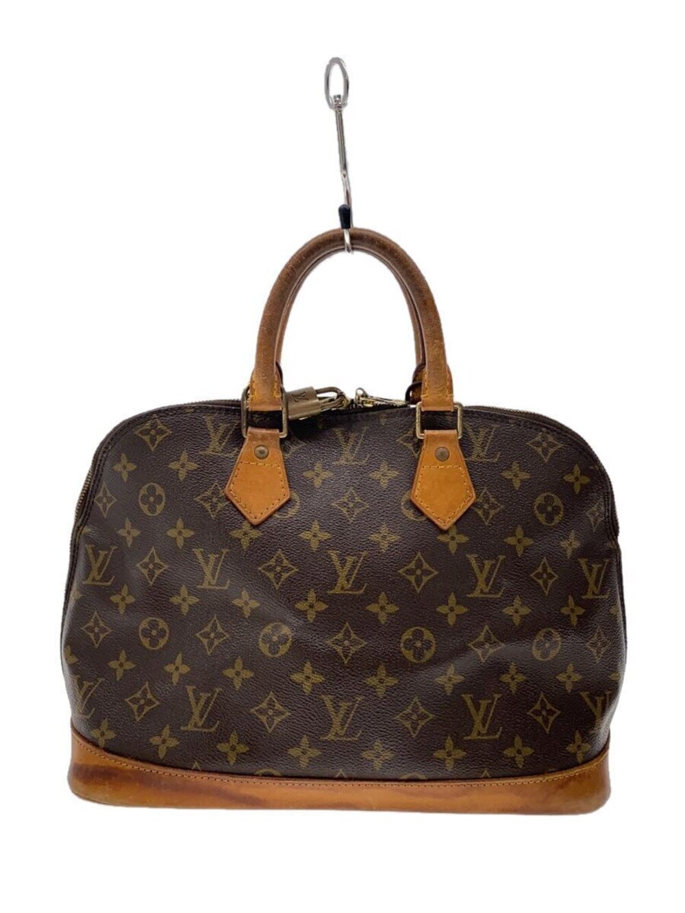 LOUIS VUITTON Alma Monogram Canvas Brown